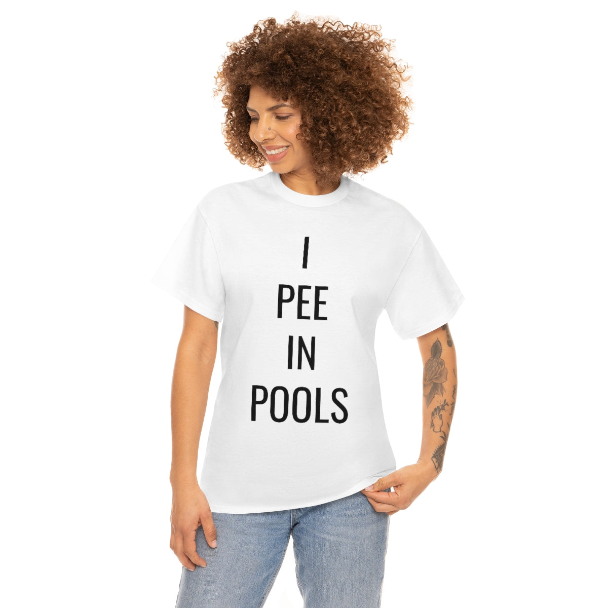 I PEE IN POOLS TSHIRT