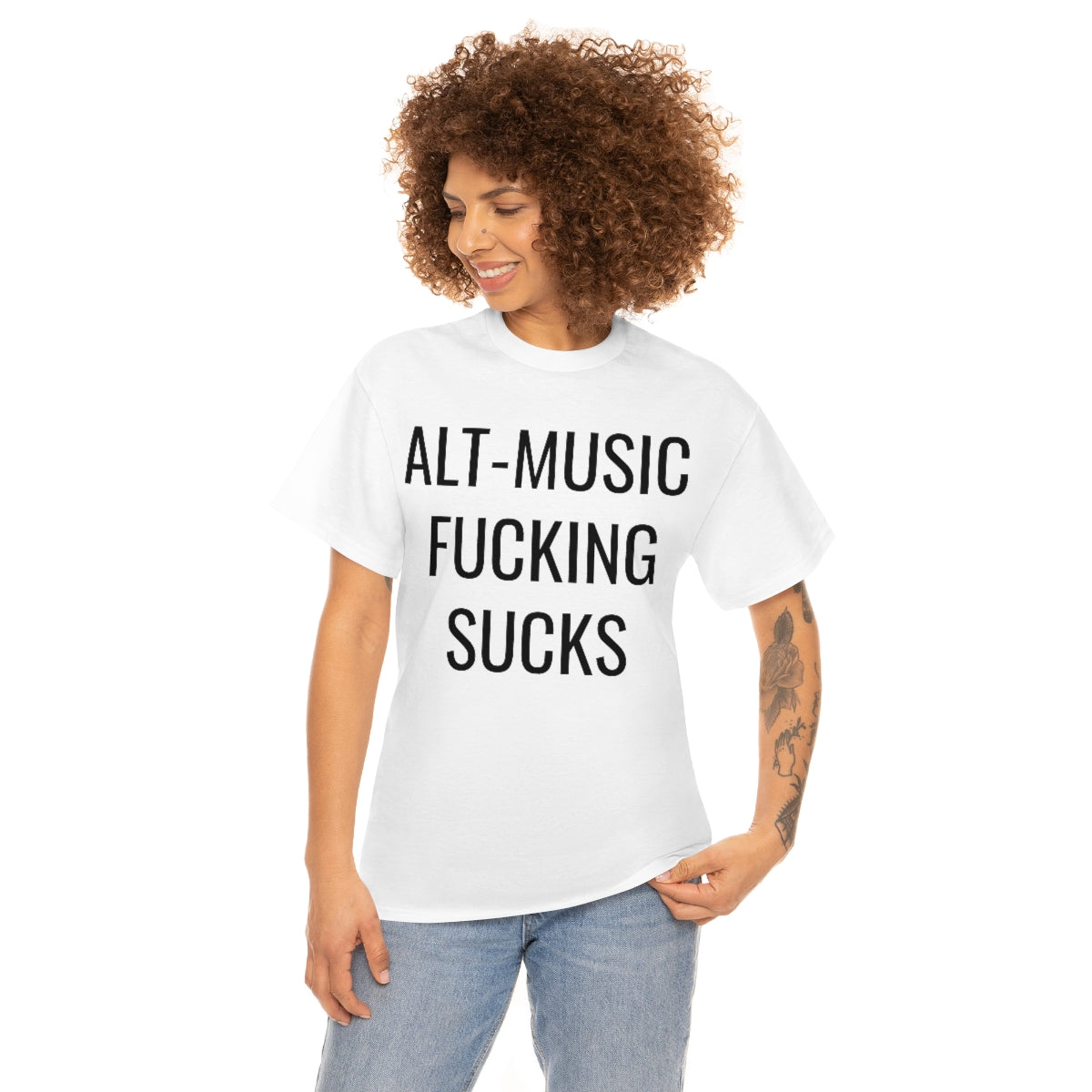 ALT MUSIC FUCKING SUCKS T-SHIRT